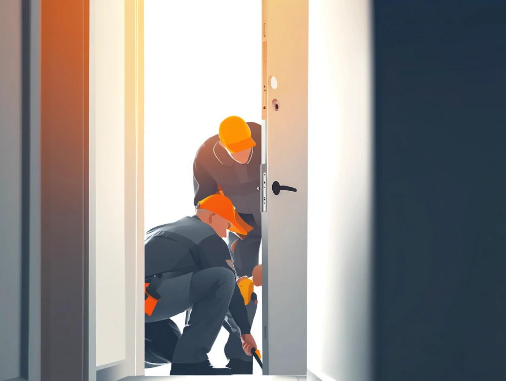 installation de porte blindée